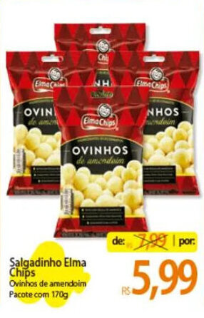Atacadão Salgadinho Elma Chips 170g oferta