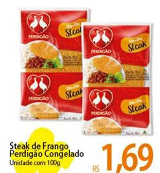 Atacadão Steak de Frango Perdigão Congelado Unidade com 100g oferta