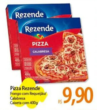 Atacadão Pizza Rezende Frango com Requeijão/ Calabresa Caixeta com 400g oferta