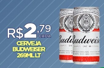 CERVEJA BUDWEISER 269MLLT