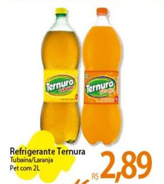 Atacadão Refrigerante Ternura Tubaina/Laranja Pet com 2L oferta