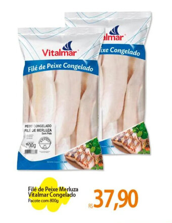 Atacadão Filé de Peixe Merluza Vitalmar Congelado Pacote com 800g oferta