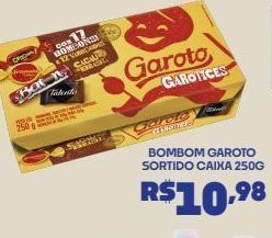 Boa Supermercados Bombom garoto sortido caixa 250g oferta