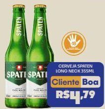 Boa Supermercados Cerveja spaten long neck 355ml oferta