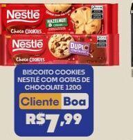 Boa Supermercados Biscoito cookies nestlé com gotas de chocolate 120g oferta