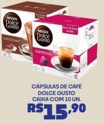 Boa Supermercados Cápsulas de café dolce gusto caixa com 10 un oferta