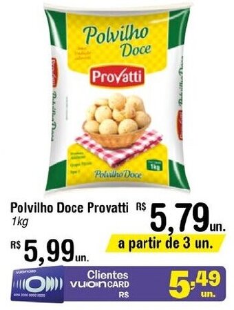 Fort Atacadista Polvilho Doce Provatti 1kg oferta