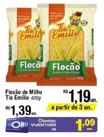 Flocão de Milho Tio Emílio 400g