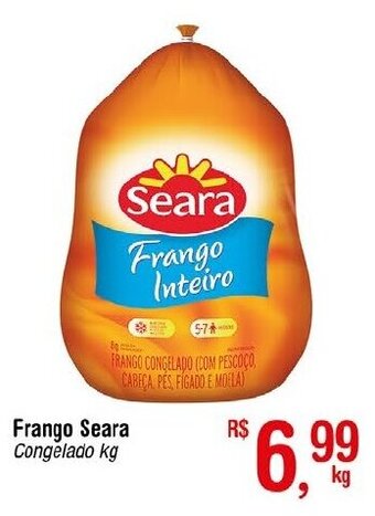 Fort Atacadista Frango Seara Congelado kg oferta