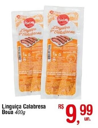 Fort Atacadista Linguiça Calabresa Boua 400g oferta