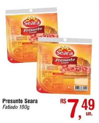 Fort Atacadista Presunto Seara Fatiado 180g oferta