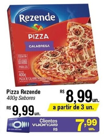 Fort Atacadista Pizza Rezende 400g Sabores oferta