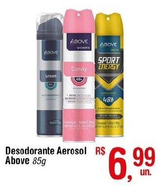 Fort Atacadista Desodorante Aerosol Above 85g oferta