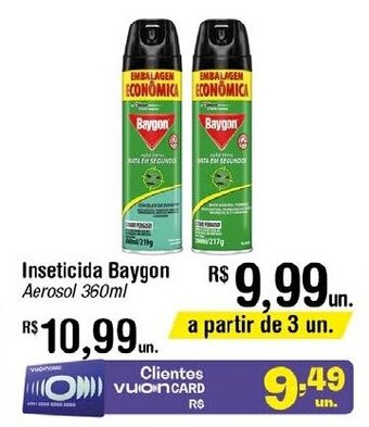 Fort Atacadista Inseticida Baygon Aerosol 360ml oferta