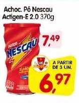 Cercadão Achoc. Pó Nescau Actigen-E 2.0 370g oferta