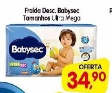 Cercadão Fralda Desc. Babysec Tamanhos Ultra Mega oferta