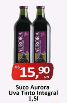 Rede Krill Suco Aurora Uva Tinto Integral 1,5L oferta