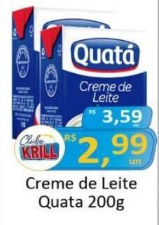 Rede Krill Creme de Leite Quata 200g oferta