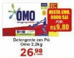 Rossi Supermercado Detergente em Pó Omo 2,2kg oferta