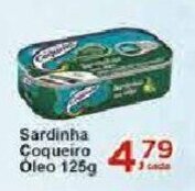 Rossi Supermercado Sardinha Coqueiro Óleo 125g oferta
