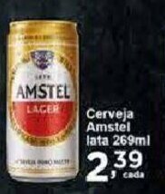 Cerveja Amstel lata 269ml