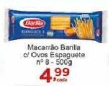 Rossi Supermercado Macarrão Banlla of Ovos Espaguete n° 8-500g oferta