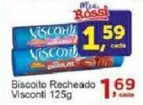 Rossi Supermercado Biscoito Recheado Visconti 125g oferta