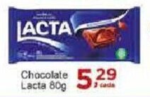 Rossi Supermercado Chocolate Lacta 80g oferta