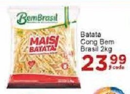 Rossi Supermercado Batata Cong Bem Brasil 2kg oferta