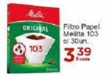 Rossi Supermercado Filtro Papel Melitta 103 c/ 30un. oferta