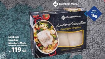 Sam's Club Lombo de bacalhau Member's Mark Dessalgado, Congelado, 1kg oferta