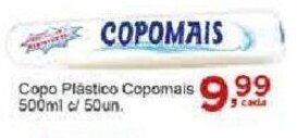 Rossi Supermercado Copo Plástico Copomais 500ml c/ 50un oferta