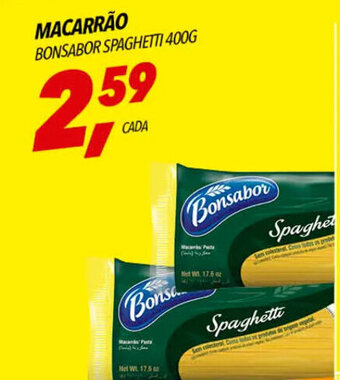 MACARRÃO BONSABOR SPAGHETTI 400G
