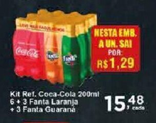Rossi Supermercado Kit Ref. Coca-Cola 200ml oferta
