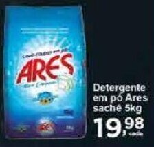 Rossi Supermercado Detergente em pó Ares sache 5kg oferta