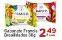 Rossi Supermercado Sabonete Francis Brasilidades 80g oferta