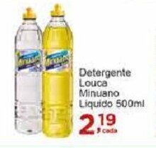 Rossi Supermercado Detergente Louca Minuano Liquido 500ml oferta