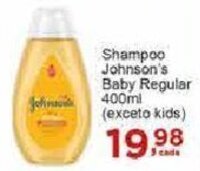 Rossi Supermercado Shampoo Johnson's Baby Regular 400ml oferta