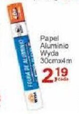 Papel Aluminio Wyda 30cmx4m