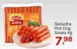 Rossi Supermercado Salsicha Hot Dog Seara kg oferta