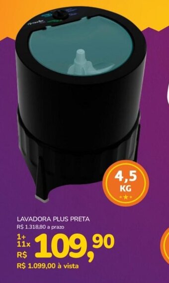 LAVADORA PLUS PRETA