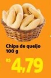 Extra Chipa de queijo 100 g oferta
