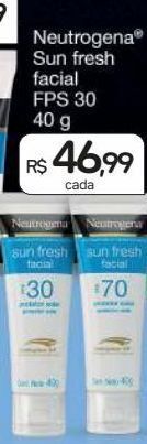 Neutrogena sun fresh facial fps 30 40g