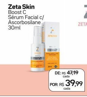 Zeta skin boost c sérum facial c/ ascorbosilane 30ml