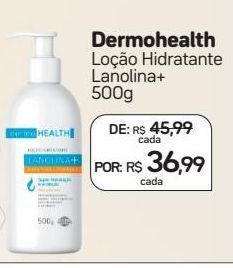 Dermohealth loção hidratante lanolina+ 500g