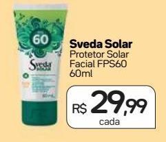 Drogal Protetor solar facial sveda solar fps 60 60ml oferta
