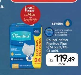 Drogal Roupa intima plenitud 24un oferta