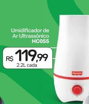 Drogal Umidificador do ar ultrassônico oferta