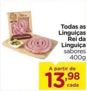 Carrefour Todas as Linguicas Rei da Linguica 400g oferta