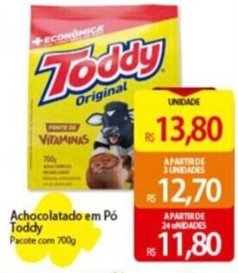 Atacadão Achocolatado em Pó Toddy Pacote com 700g oferta
